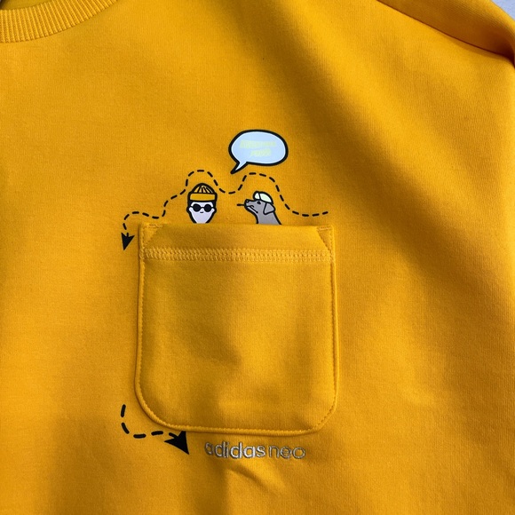 NWT - Adidas Neo Women’s Front Pocket Sweatshirt - Size XL - Picture 4 of 7